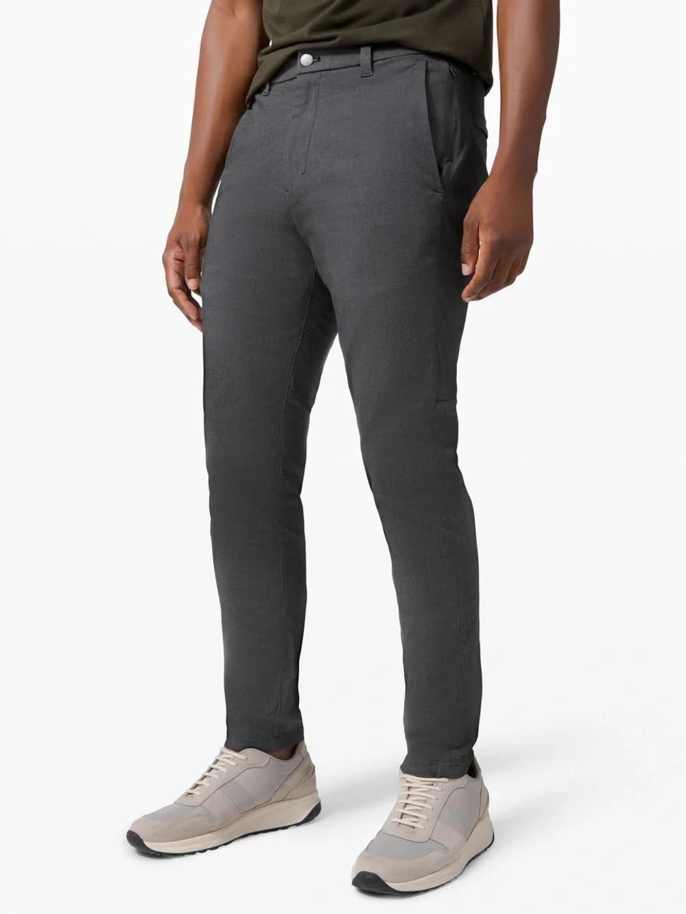 Lululemon Commission Pant Slim Oxford Obsidian Gray 36x30 ABC Golf Pants